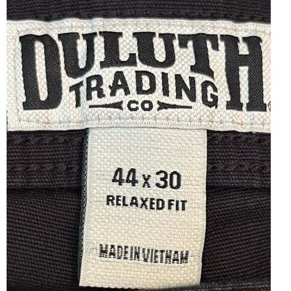 Duluth Trading Co. Men’s 44x30 Black D Flex Firehose Relaxed Fit Pants Workwear - Picture 3 of 7